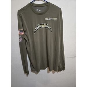 Los Angeles Charges Salute To Service Nike Shirt Mens Medium Green NFL Onfieldap
